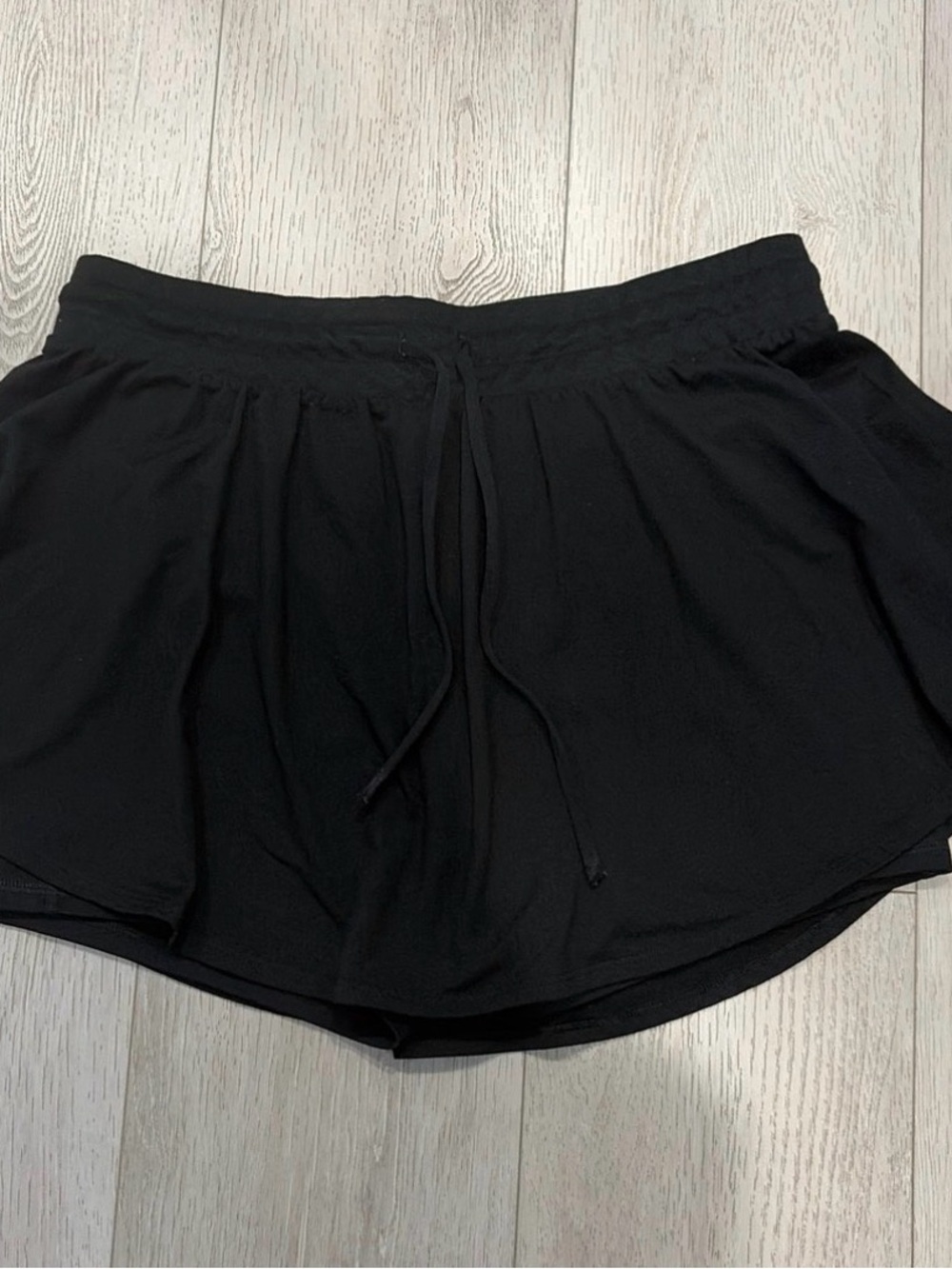 Fabletics Black Women's Drawstring Athletic Skort